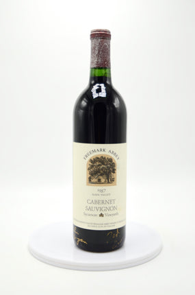 1987 Freemark Abbey Cabernet Sauvignon, Sycamore Vineyards, Napa Valley [bottle signed by Freemark Abbey partner & Winemaker]