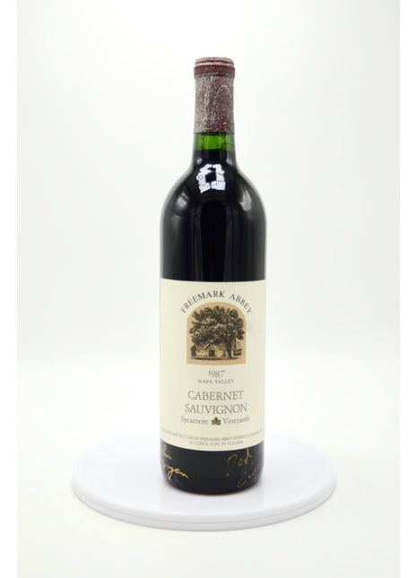 1987 Freemark Abbey Cabernet Sauvignon, Sycamore Vineyards, Napa Valley [bottle signed by Freemark Abbey partner & Winemaker]