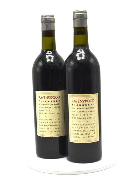 1987 Ravenswood Cabernet Sauvignon, Pickberry Vineyards, Sonoma Mountain