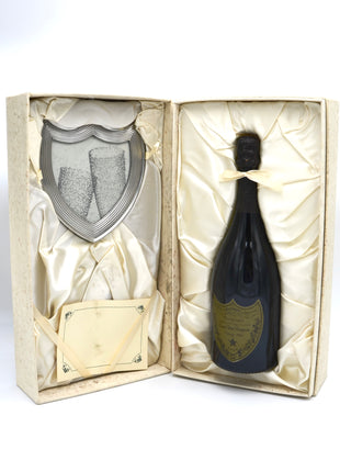 1988 Dom Pérignon Brut Champagne "Le Cadre" Pewter Photo Frame Gift Box