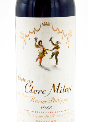 1988 Château Clerc Milon, Pauillac