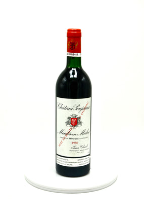 1988 Château Poujeaux, Moulis-en-Medoc