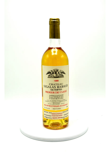 1988 Château Sigalas Rabaud, Sauternes