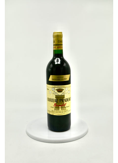1989 Chateau Pradeaux, Cuvee Vieilles Vignes, Bandol