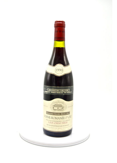 1990 Domaine Daniel Rion & Fils Vosne-Romanée, Les Chaumes, Premier Cru