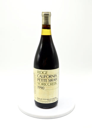 1990 Ridge Vineyards Petite Sirah, York Creek, Napa Valley