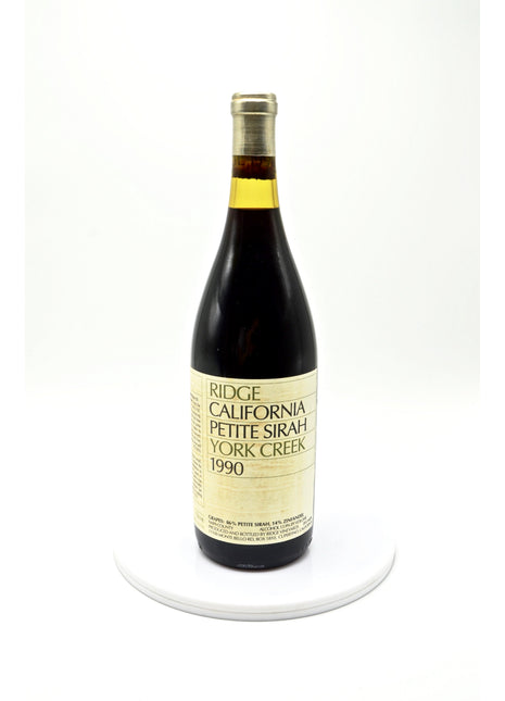 1990 Ridge Vineyards Petite Sirah, York Creek, Napa Valley