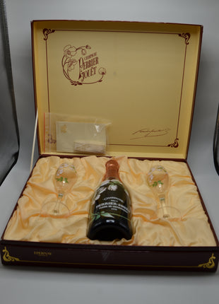 1990 Perrier-Jouët Fleur de Champagne, Cuvee Belle Epoque, Vintage Brut Champagne [2-Glass Set]