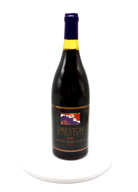 1991 Preston Vineyards Syrah, Dry Creek Valley, Sonoma County