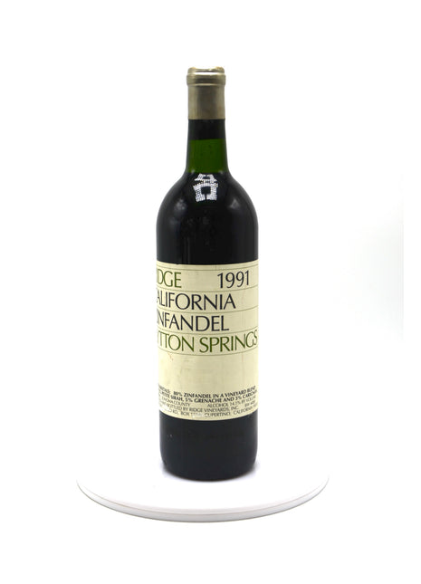 1991 Ridge Zinfandel, Lytton Springs, Sonoma County