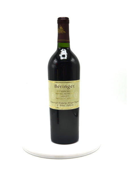 1992 Beringer Merlot, Bancroft Ranch, Howell Mountain