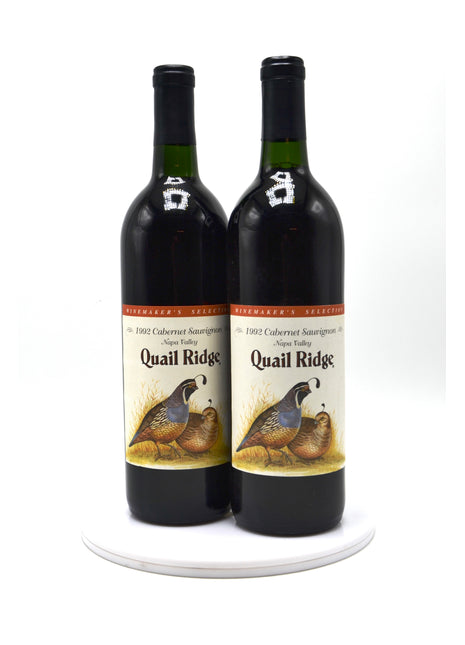 1992 Quail Ridge Cabernet Sauvignon, Oakville, Napa Valley