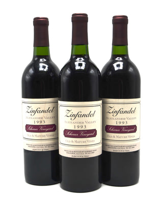 1993 Scherrer Winery Old & Mature Vines Zinfandel, Alexander Valley