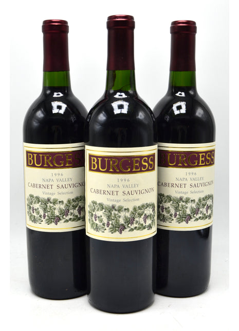 1996 Burgess Cabernet Sauvignon, Vintage Selection, Napa Valley