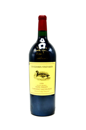 1998 Duckhorn Vineyards Cabernet Sauvignon, Monitor Ledge Vineyard, Napa Valley (magnum)