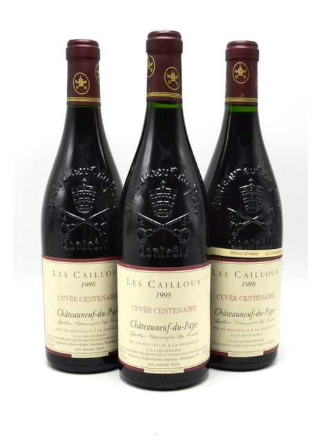 1998 Lucien & Andre Brunel Châteauneuf du Pape, Les Cailloux, Cuvee Centenaire
