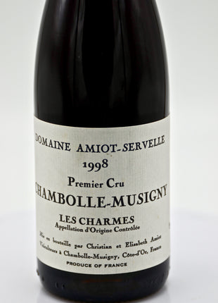 1998 Domaine Amiot-Servelle Chambolle-Musigny, Charmes, Premier Cru (half-bottle)