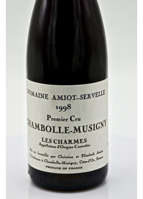 1998 Domaine Amiot-Servelle Chambolle-Musigny, Charmes, Premier Cru (half-bottle)