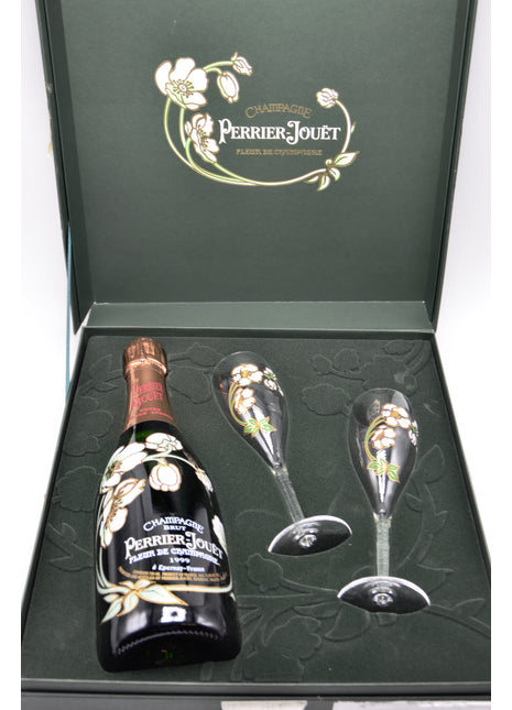 1999 Perrier-Jouët Fleur de Champagne, Cuvee Belle Epoque, Vintage Brut Champagne [Glass Set]