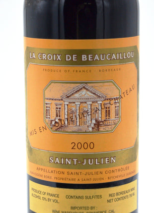 2000 La Croix de Beaucaillou, St. Julien [Ch. Ducru Beaucaillou's 2nd]