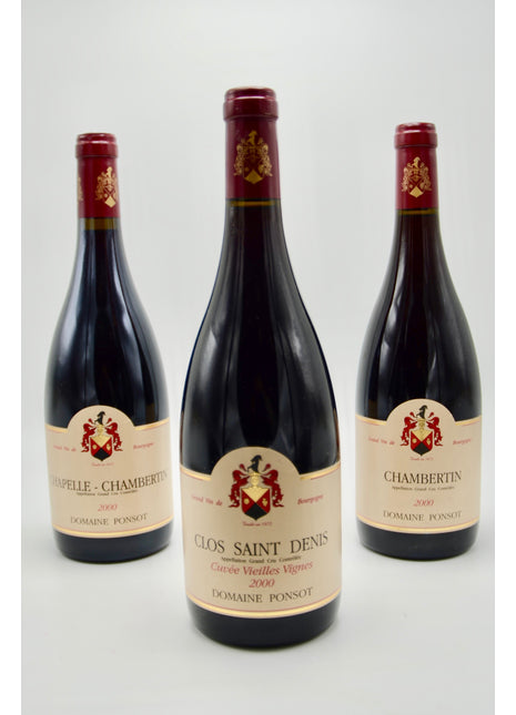 2000 Domaine Ponsot Vertical Mixed Case (includes original wood)