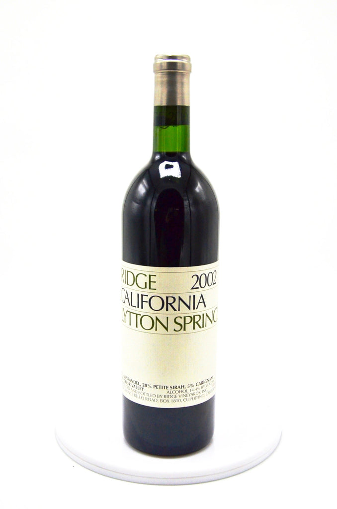2002 Ridge Vineyards Zinfandel, Lytton Springs, Dry Creek Valley