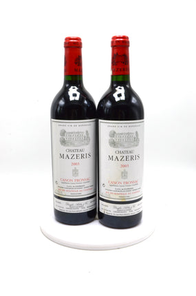 2003 Chateau Mazeris, Canon-Fronsac