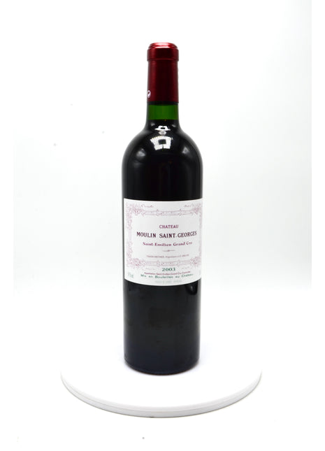 2003 Château Moulin Saint-Georges, St. Emilion