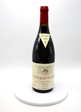 2003 Chateau Rayas Château de Fonsalette, Cuvée Syrah Reserve, Côtes du Rhône