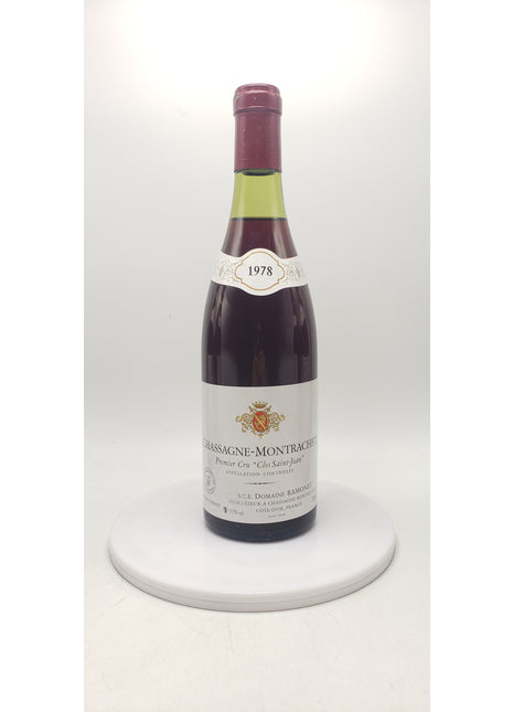 1978 Domaine Ramonet Chassagne Montrachet Rouge, Clos Saint Jean, Premier Cru