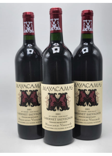 2001 Mayacamas Cabernet Sauvignon, Mount Veeder, Napa Valley