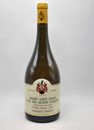 2005 Domaine Ponsot Morey Saint Denis Blanc, Clos des Monts Luisants, Vieilles Vignes, Premier Cru (magnum)