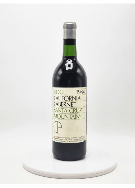 1984 Ridge Vineyards Cabernet Sauvignon, Santa Cruz Mountains CP (Cabernet Program)