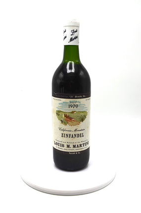 1970 Louis M. Martini Zinfandel, St. Helena, Napa Valley