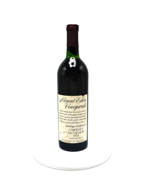 1974 Mount Eden Estate Cabernet Sauvignon, Santa Cruz Mountains