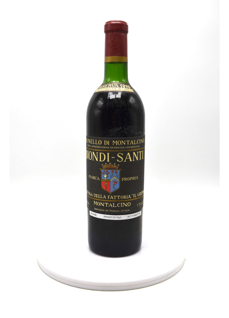 1970 Biondi Santi Brunello di Montalcino Riserva