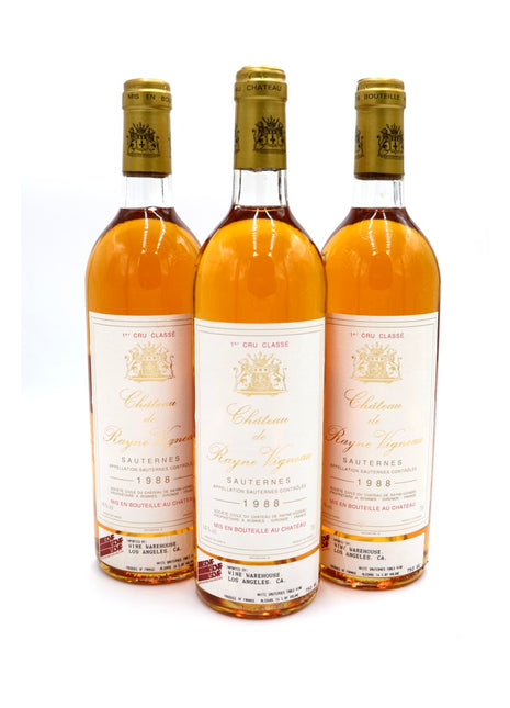 1988 Chateau de Rayne Vigneau, Sauternes