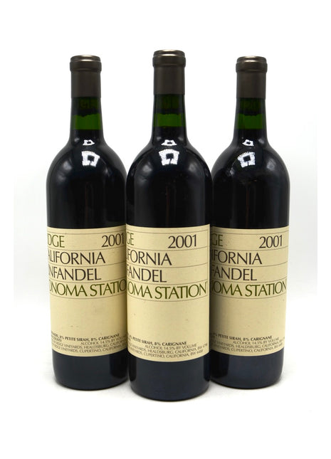 2001 Ridge Vineyards Zinfandel, Sonoma Station, Sonoma County