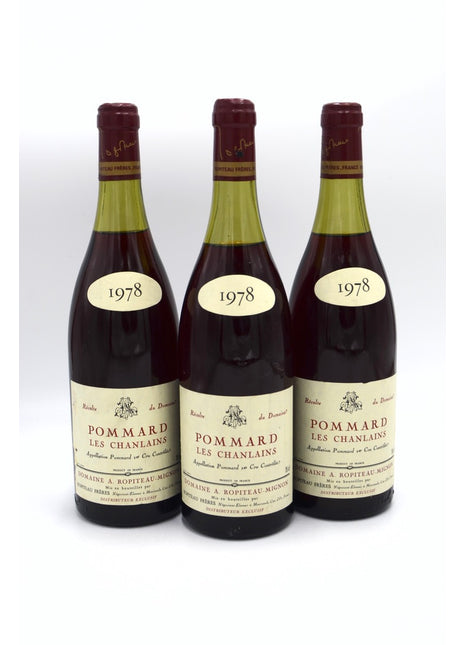 1978 Domaine A. Ropiteau-Mignon Pommard, Les Chanlins, Premier Cru