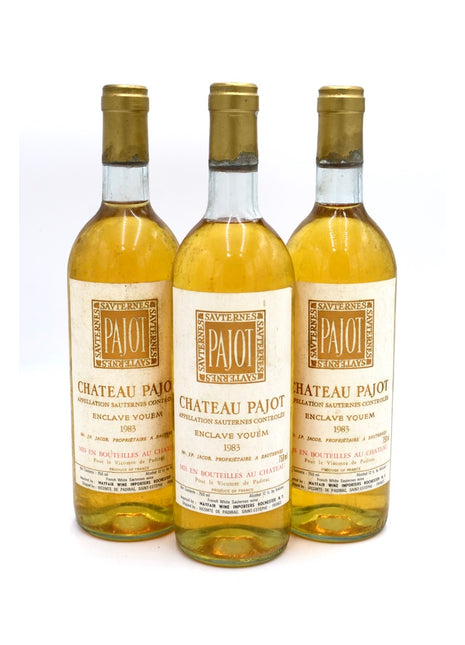 1983 Chateau Pajot Enclave Yquem, Sauternes