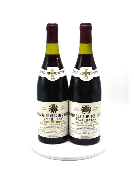 1983 Domaine Le Clos des Cazaux Vacqueyras, Cuvee des Templiers, Rhone