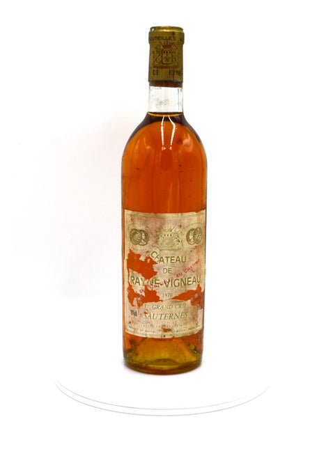 1970 Chateau de Rayne Vigneau, Sauternes
