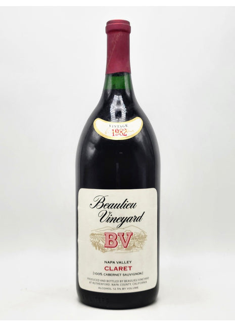 1982 Beaulieu Vineyard Cabernet Sauvignon, Claret, Napa Valley (magnum)