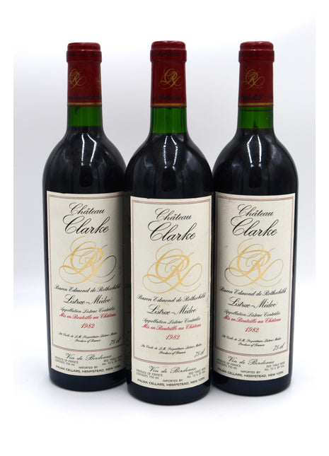 1982 Château Clarke, Listrac-Medoc
