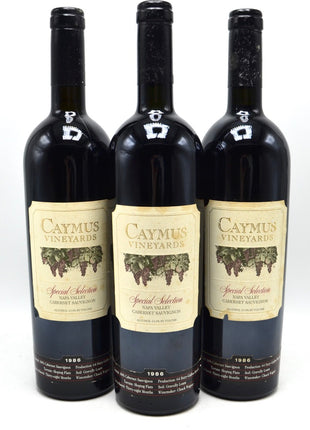 1986 Caymus Cabernet Sauvignon, Special Selection, Rutherford, Napa Valley