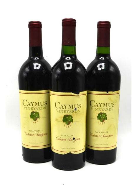 1988 Caymus Cabernet Sauvignon, Rutherford, Napa Valley