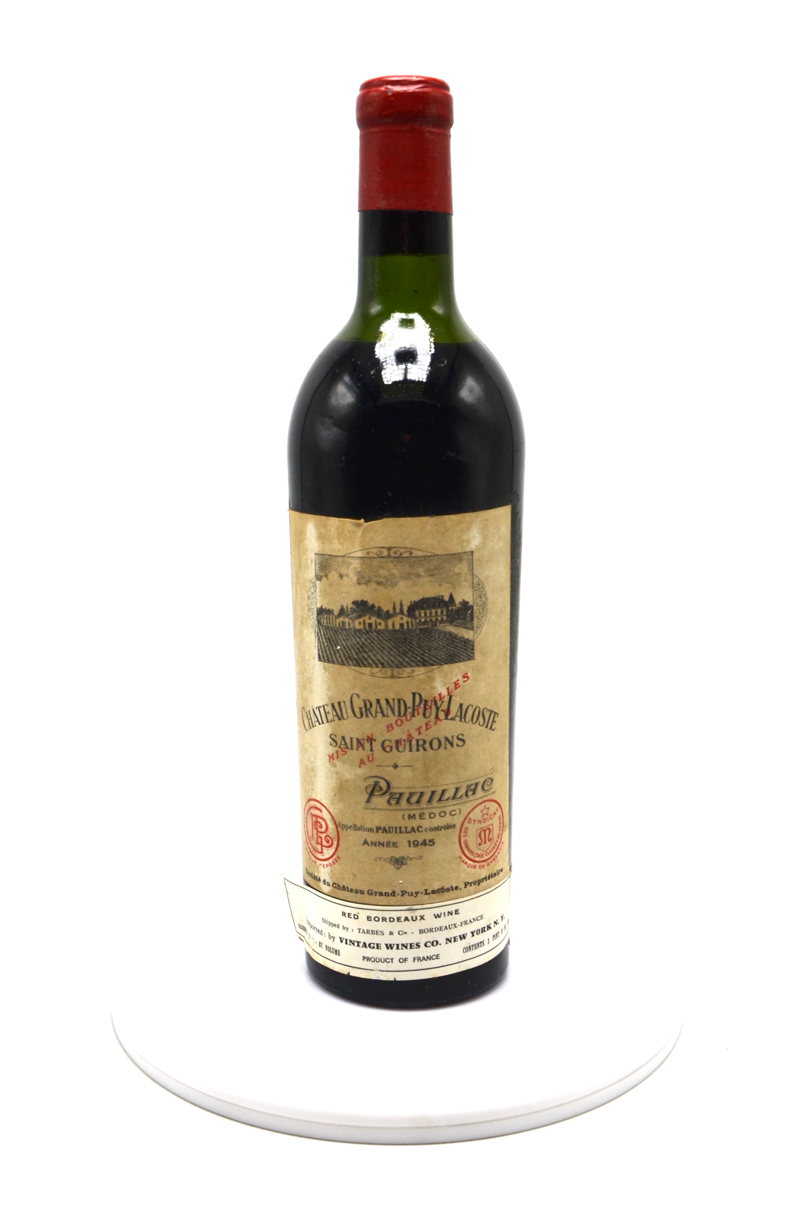 1945 Grand-Puy-Lacoste, Pauillac – Wine Inc.