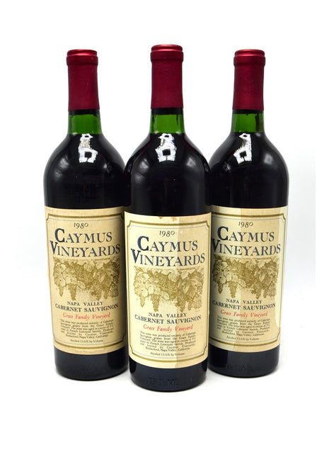1980 Caymus Cabernet Sauvignon, Grace Family Vineyard, Napa Valley