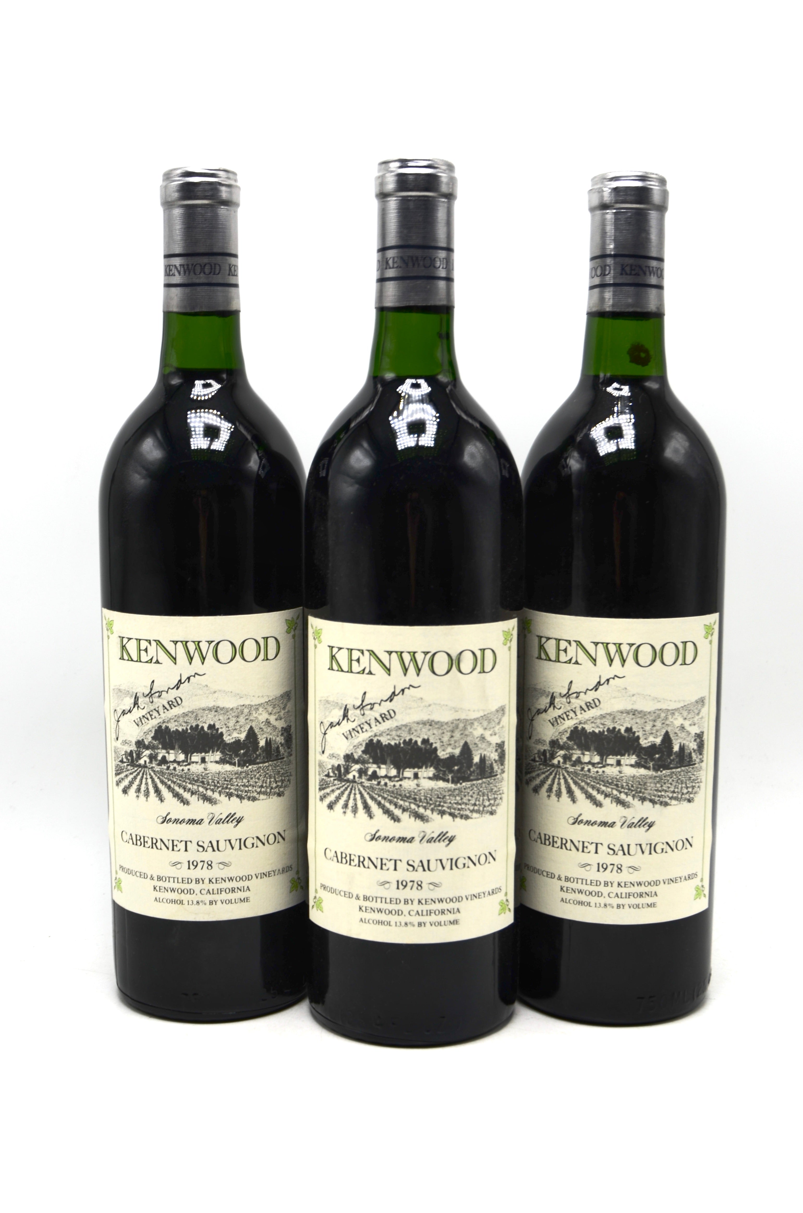 1978 Kenwood Cabernet Sauvignon, Jack London Vineyard, Sonoma