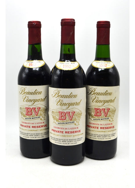 1982 Beaulieu Vineyard Georges de Latour Private Reserve Cabernet Sauvignon, Napa Valley